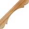 Ekena Millwork 6"W x 20"D x 20"H Olympic Rough Sawn Knee Brace, Western Red Cedar BRC06X20X20OLY00RWR - alternate 4